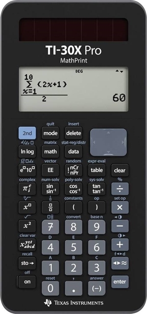 Texas Instruments TI-30X Pro MathPrint Scientific calculator